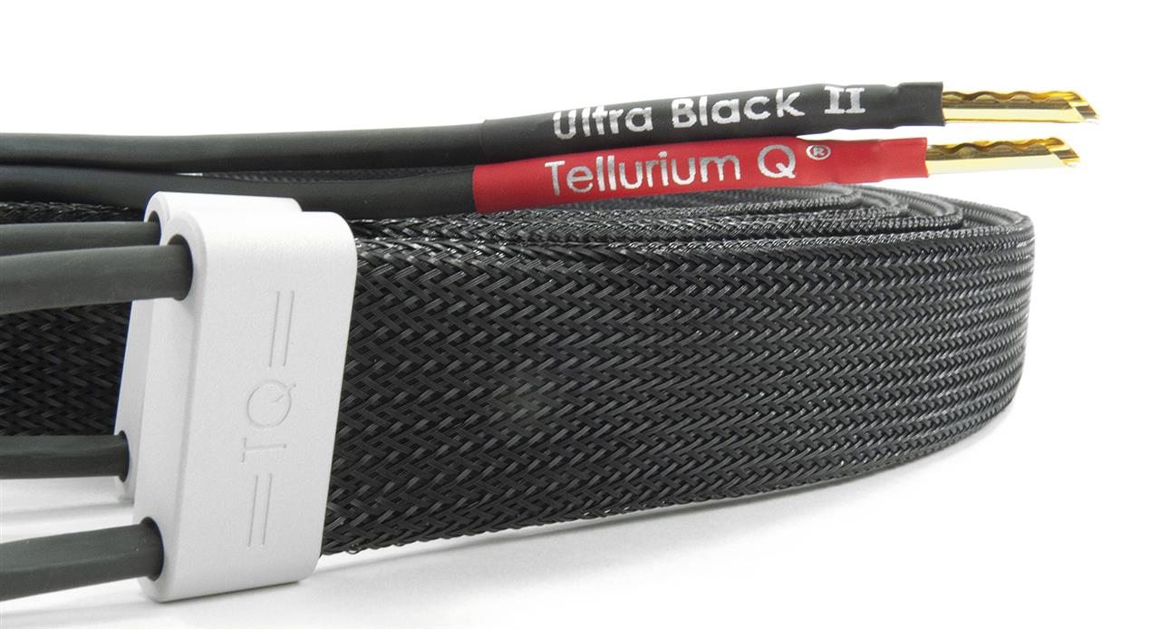 Tellurium Q Ultra Black II Lautsprecher Kabel 2 x 2,0 Meter Tellurium Q Ultra Black II Lautsprecher Kabel 2 x 2,0 Meter