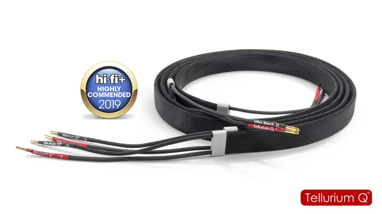 Tellurium Q Ultra Black II Lautsprecher Kabel 2 x 2,0 Meter