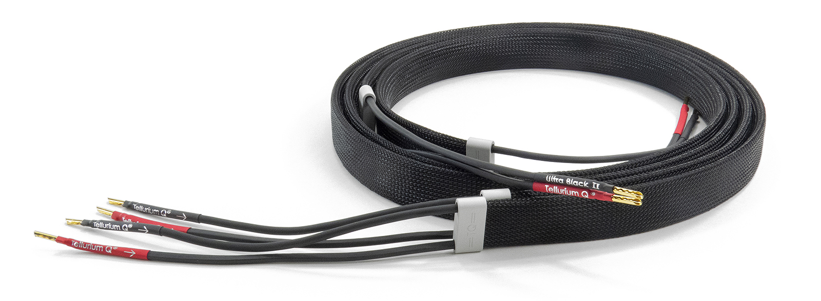 Tellurium Q Ultra Black II Lautsprecher Kabel 2 x 2,0 Meter