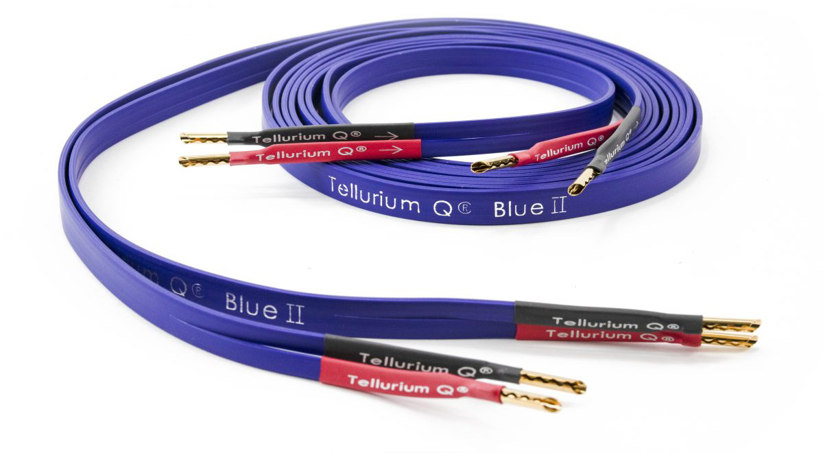 Tellurium Q Blue II - Bi-Wiring Lautsprecherkabel 2 x 10 Meter