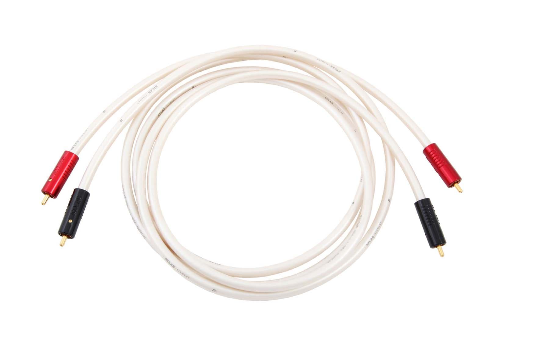 Atlas Cables - Element Achromatic RCA - Cinch Kabel - 2 x 1 Meter