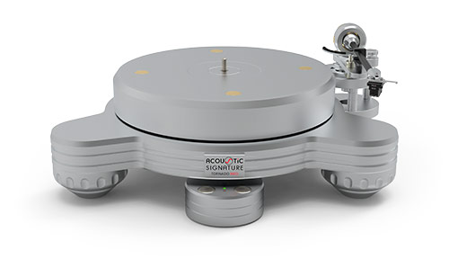 ACOUSTIC SIGNATURE TORNADO NEO - Plattenspieler Schwarz 24 Karat Goldbeschichtung ohne ohne ohne