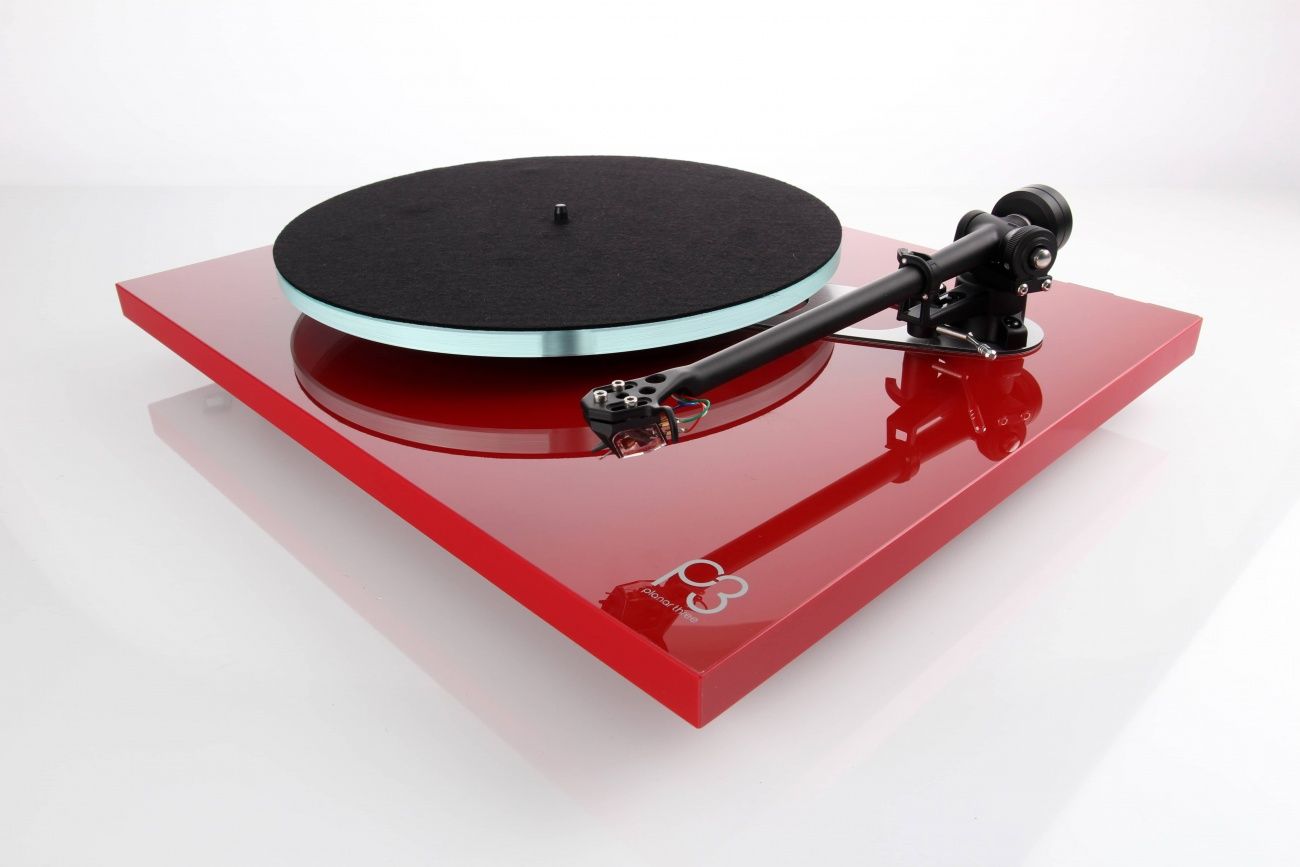 Rega Planar 3 - Plattenspieler Lack Rot rega Nd5