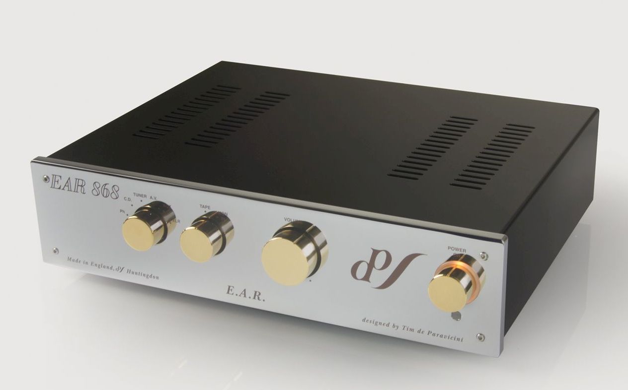 EAR-Yoshino-868PL - Röhren-Vorverstärker mit Phono - Chrom