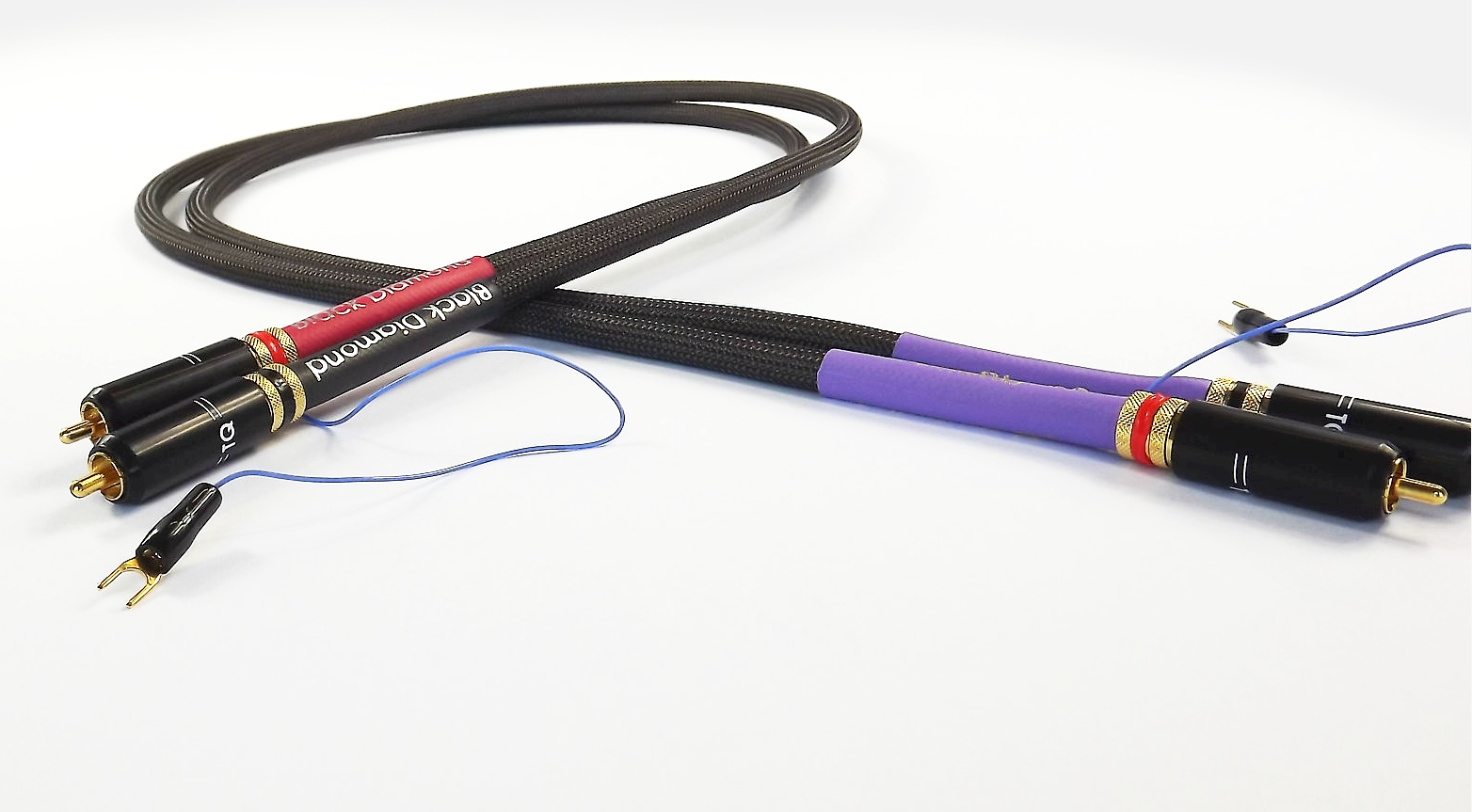 Tellurium Q Black Diamond - Phonokabel - Cinch 2 x 1,0 Meter