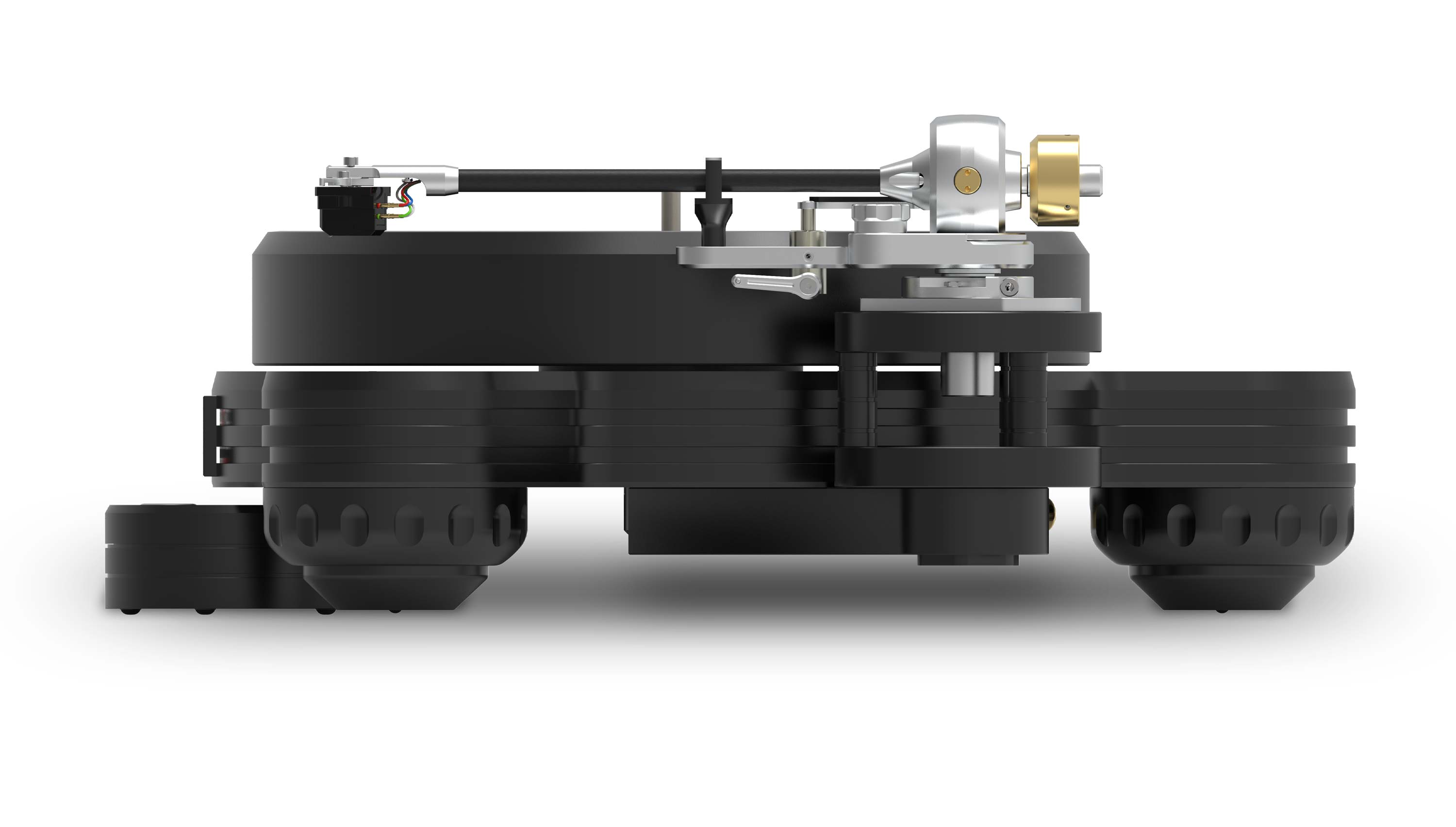 ACOUSTIC SIGNATURE TORNADO NEO - Plattenspieler Schwarz 24 Karat Goldbeschichtung ohne ohne ohne ACOUSTIC SIGNATURE TORNADO NEO - Plattenspieler Schwarz 24 Karat Goldbeschichtung ohne ohne ohne