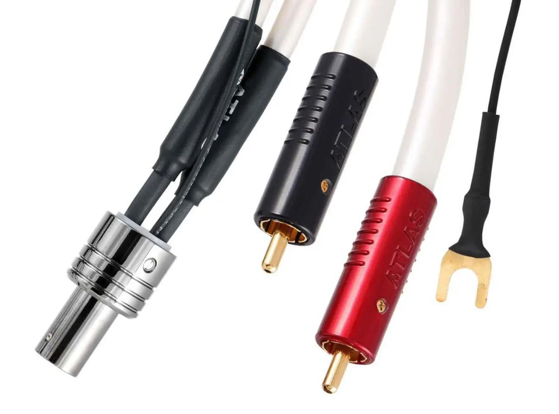 Atlas Cables - Hyper Assist Tonearm Achromatic X RCA - Phonokabel #1 1,5 Meter 5pol gerade