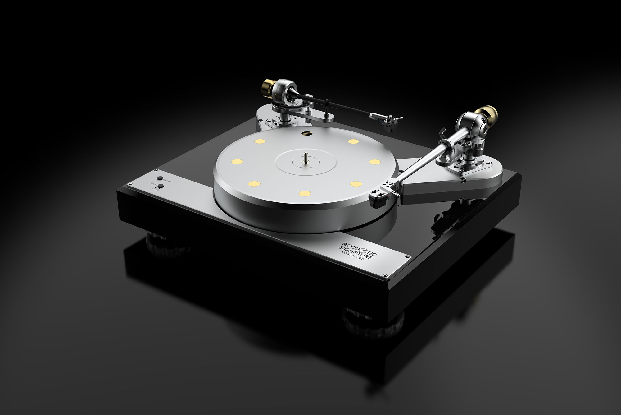 ACOUSTIC SIGNATURE VERONA NEO - Plattenspieler Messing poliert mit
