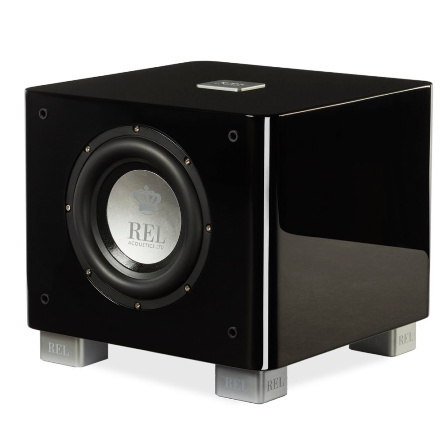 REL T/7x - Aktiv Subwoofer - Lack Schwarz