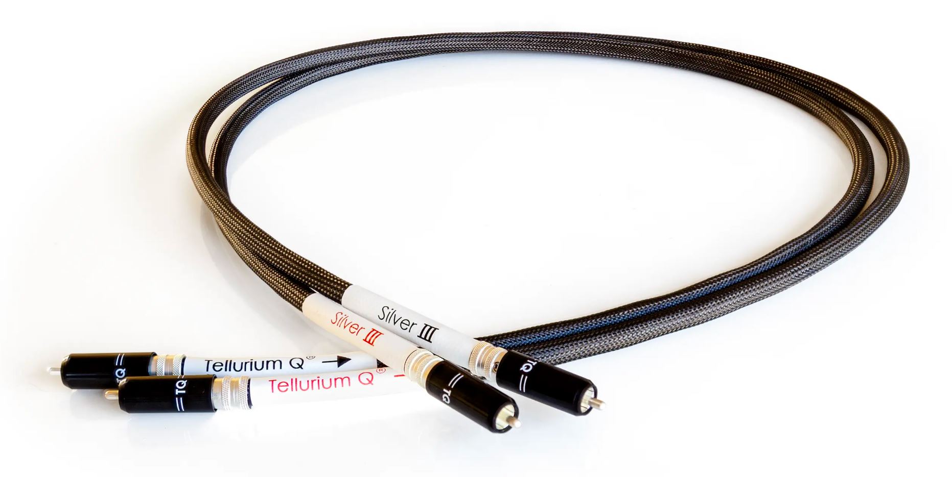 Tellurium Q Silver III - Cinch Kabel 2 x 1,0 Meter