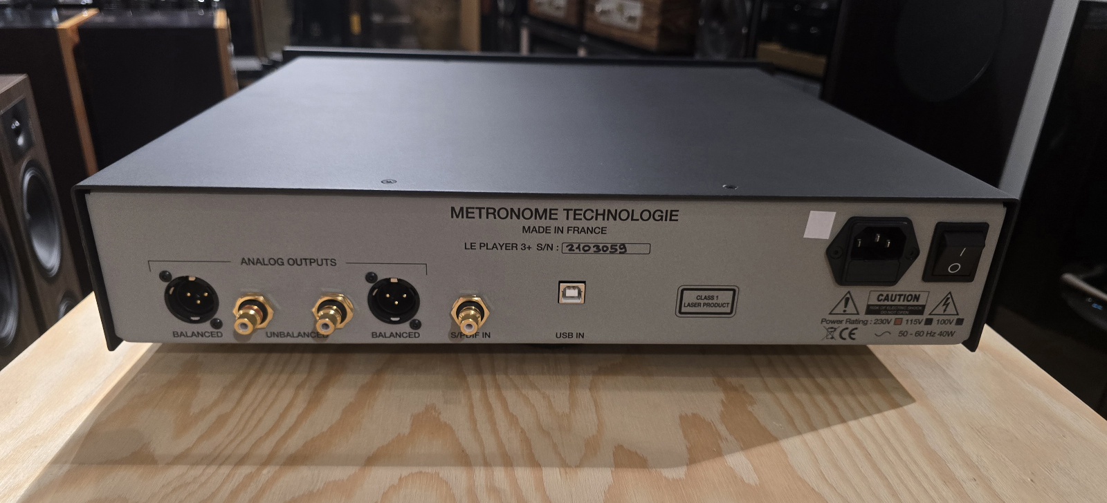 METRONOME LE PLAYER 3+ - Schwarz - Demogerät