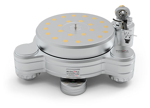 ACOUSTIC SIGNATURE TYPHOON NEO - Plattenspieler Silber Messing ohne ohne