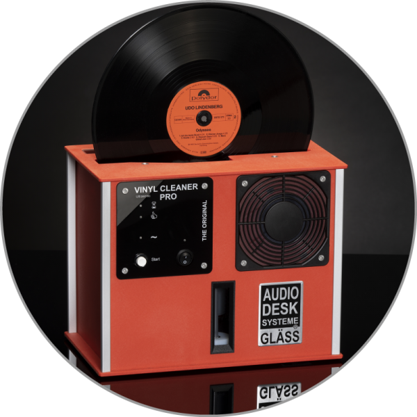 Audiodesksysteme Gläss Vinyl Cleaner Pro X Rot Refurbished