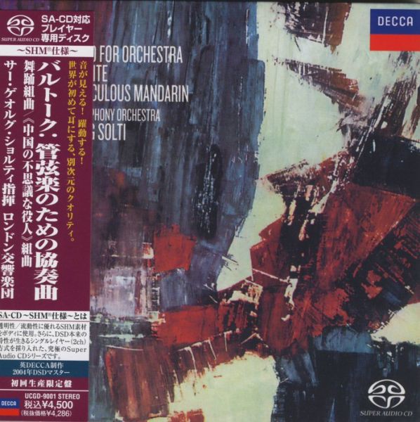 Concerto For Orchestra, Dance Suite, The Miraculous Mandarin SHM-SACD