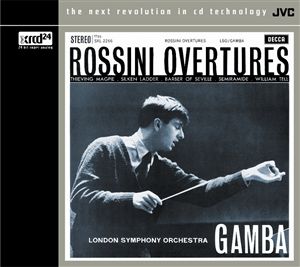Pierino Gamba & London Symphony: Rossini Overtures - XRCD24